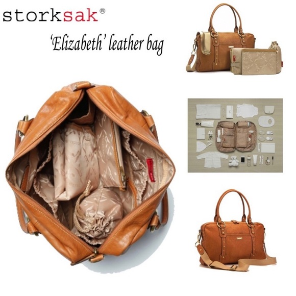 Stroksak diaper bag in a beautiful camel tan colour. - Picture 4 of 14